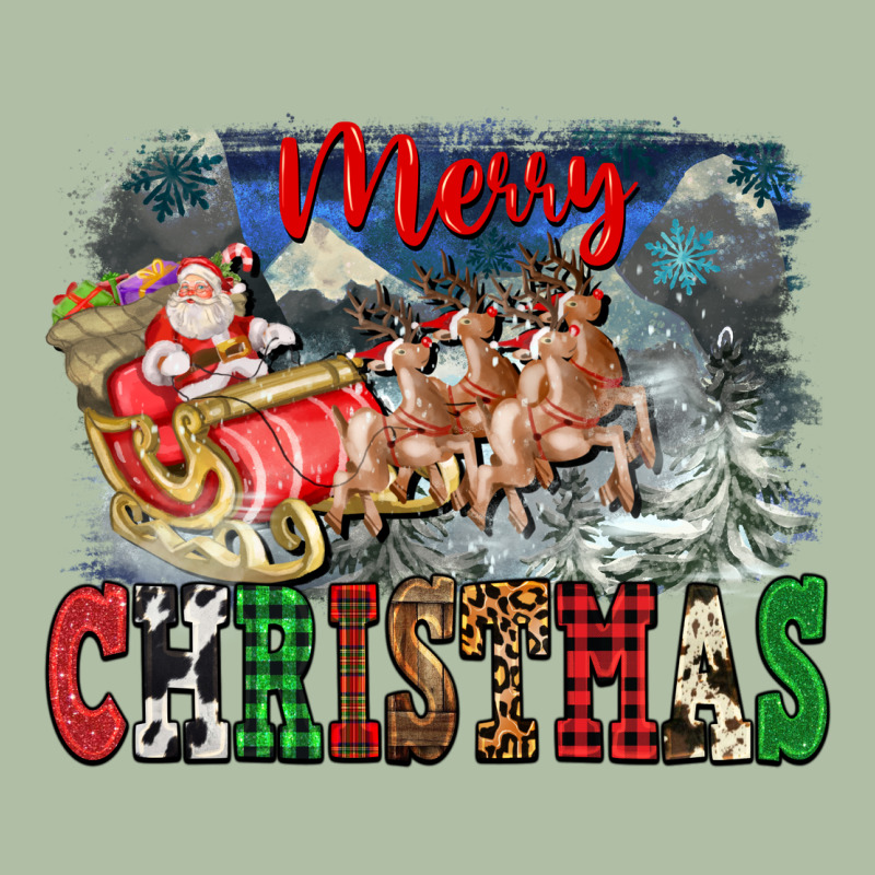 Merry Christmas Santa Sleigh Urban Heavy Tee by FaDigitalArtStudio | Teevron