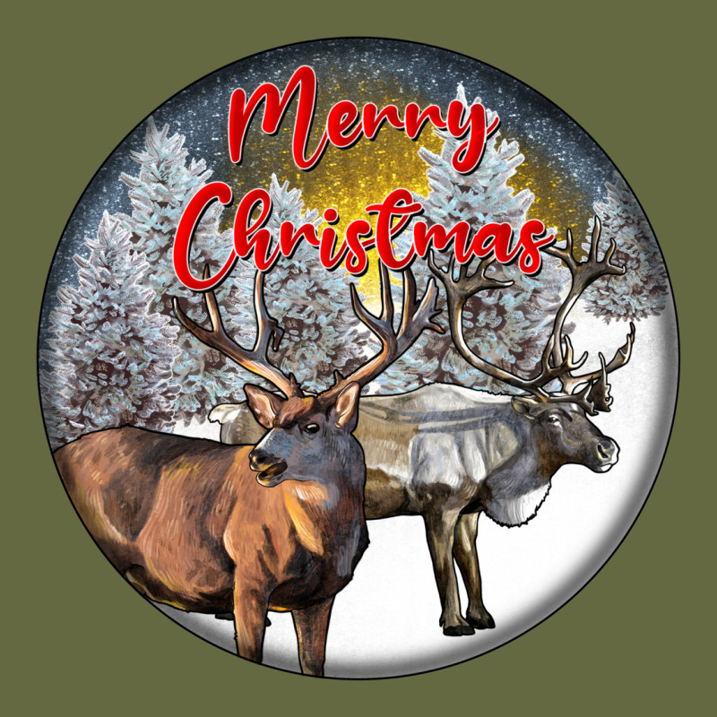 Mule Buck Deer Christmas Long Sleeve Tee by LillyAllenDesigns | Teevron