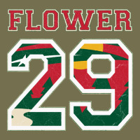 Flower 29 Wild Goalie Fleury Minnesota Pro Ice Hockey Design Vintage Hoodie | Teevron