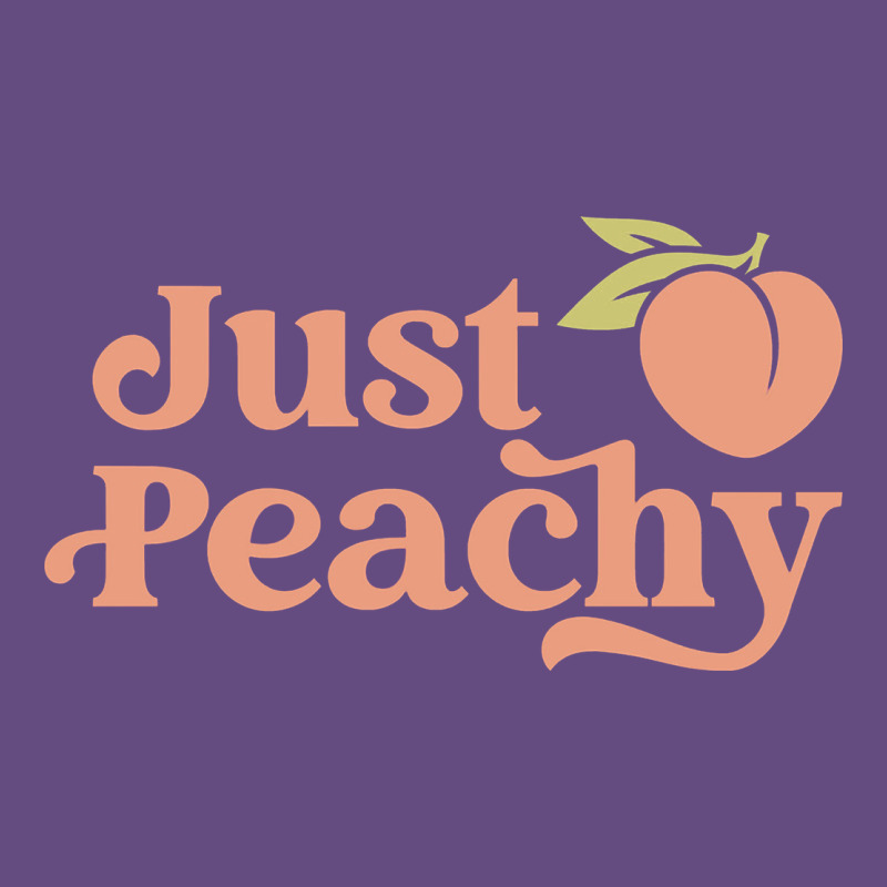 Just Peachy Retro 70s Georgia Peaches Summer Fruit Vintage Hoodie by linhVisuals | Teevron