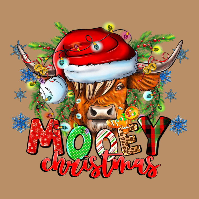 Mooey Christmas Vintage Hoodie by CowhideDigitalArt | Teevron