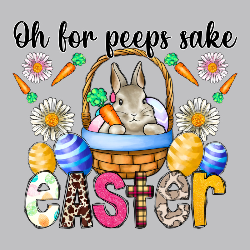 Oh For Peeps Sake Easter Long Sleeve Tee by CowhideDigitalArt | Teevron