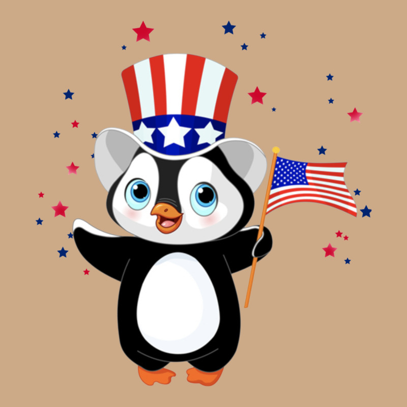 Penguin American 4th Of July Penguin American Flag Vintage Hoodie by linhVisuals | Teevron