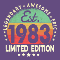 Est. 1983 Vintage 1983 Limited Edition 39th Birthday Retro Pullover Ho Vintage Hoodie | Teevron