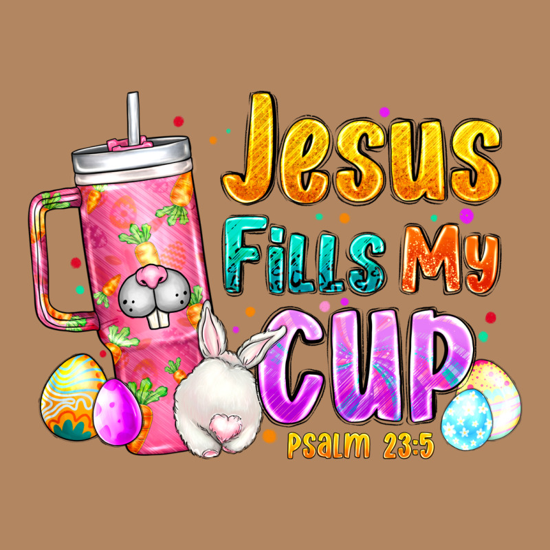 Jesus Fills My Cup Easter Long Sleeve Tee by CowhideDigitalArt | Teevron