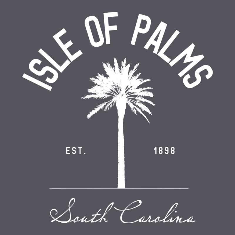 Isle Of Palms Sc Palm Tree Isle Of Palms Beach Gift Pullover Hoodie Vintage Hoodie by linhVisuals | Teevron