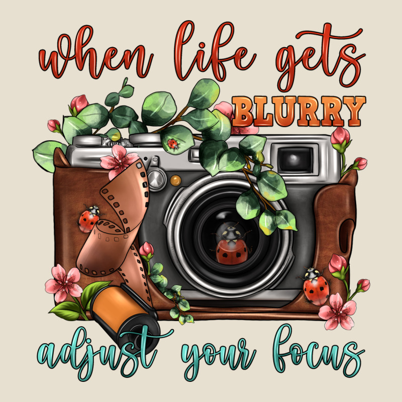 When Life Gets Blurry Adjust Your Focus Vintage Camera Urban Heavy Tee by FaDigitalArtStudio | Teevron