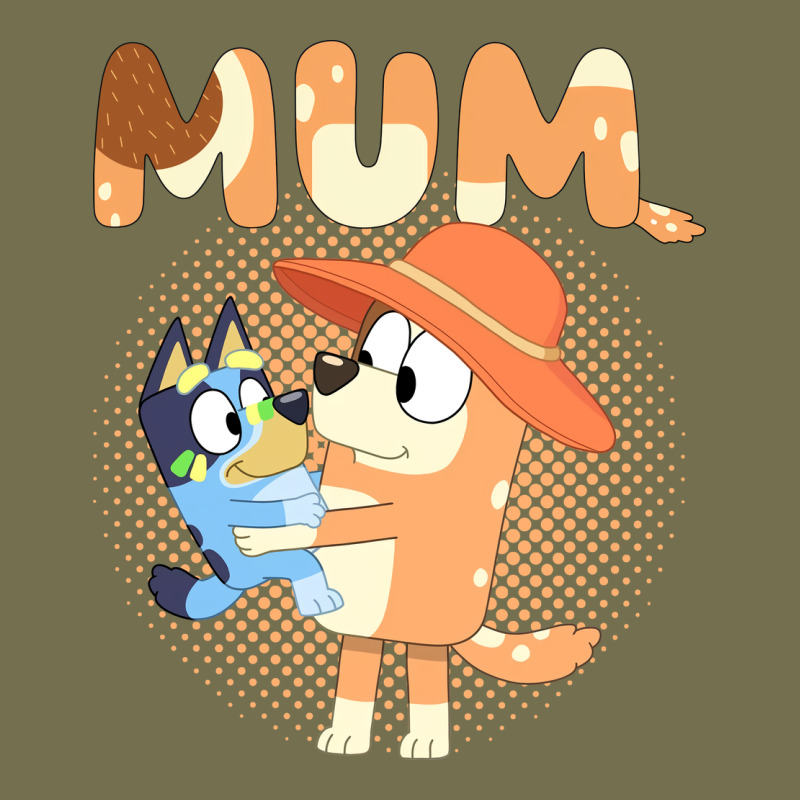 Bluey Mum Vintage Hoodie by linhVisuals | Teevron