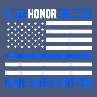 Blue Lives Matter For Police Officer Vintage Hoodie | Teevron