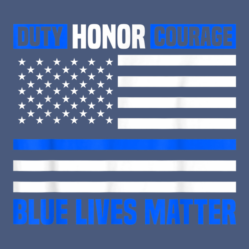 Blue Lives Matter For Police Officer Vintage Hoodie by linhVisuals | Teevron