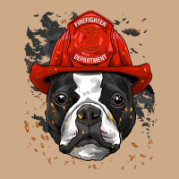 Boston Terrier Firefighter Boston Terrier Dog Lover Premium Vintage Hoodie | Teevron