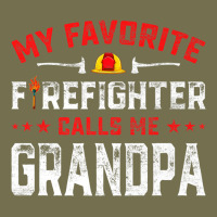 Mens Father's Day My Favorite Firefighter Calls Me Grandpa Premium Vintage Hoodie | Teevron
