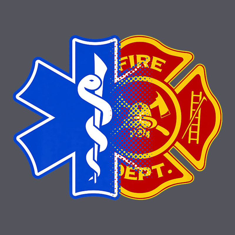 Emt Firefighter Ems Fire First Responder Premium Vintage Hoodie by linhVisuals | Teevron