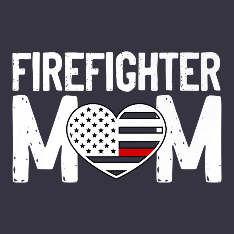 Female Firefighter Mom Thin Red Line Flag Firefighting Premium Vintage Hoodie by linhVisuals | Teevron