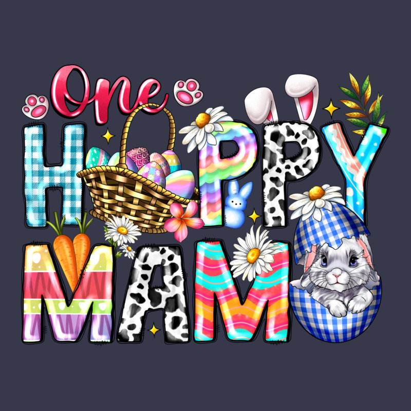 One Happy Mama Easter Bunny Long Sleeve Tee by CowhideDigitalArt | Teevron
