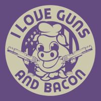 I Love Guns Bacon Pork Pig Funny Gun Vintage Hoodie | Teevron