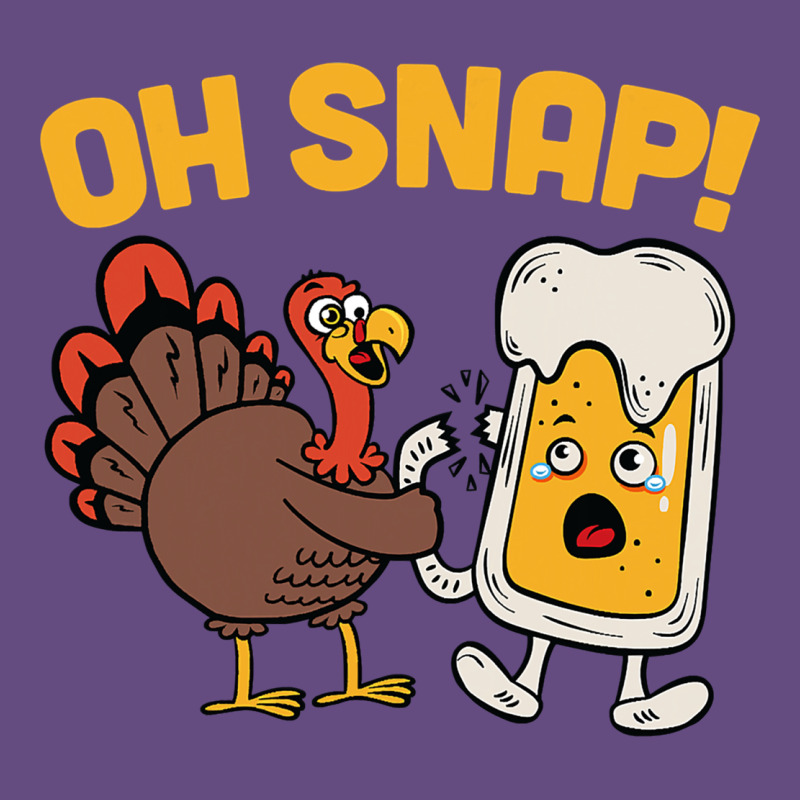 Oh Snap Thanksgiving Cute Turkey Day Vintage Hoodie by linhVisuals | Teevron