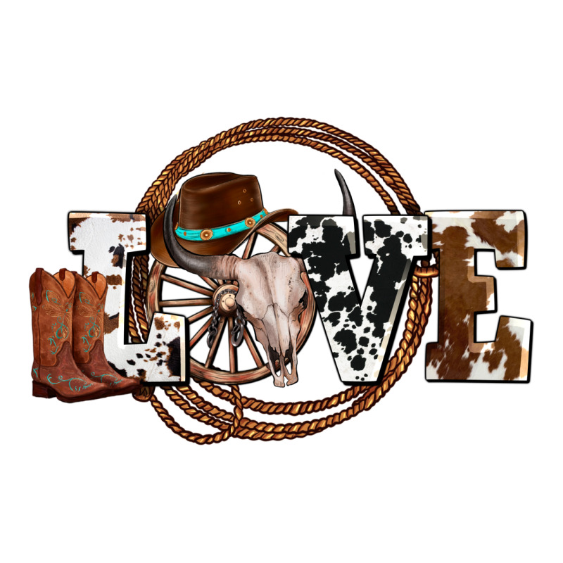 Western Love For Cowboys Olivia Premium Tee by OliviaCreatesArt | Teevron