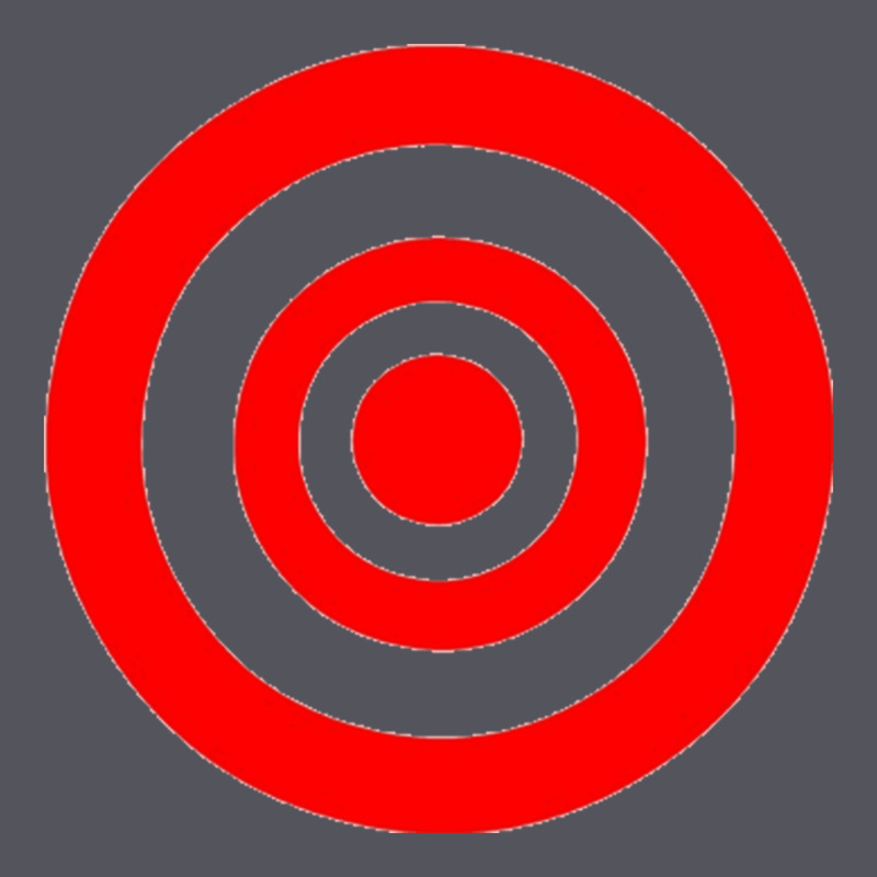 Bullseye Target Vintage Hoodie by linhVisuals | Teevron