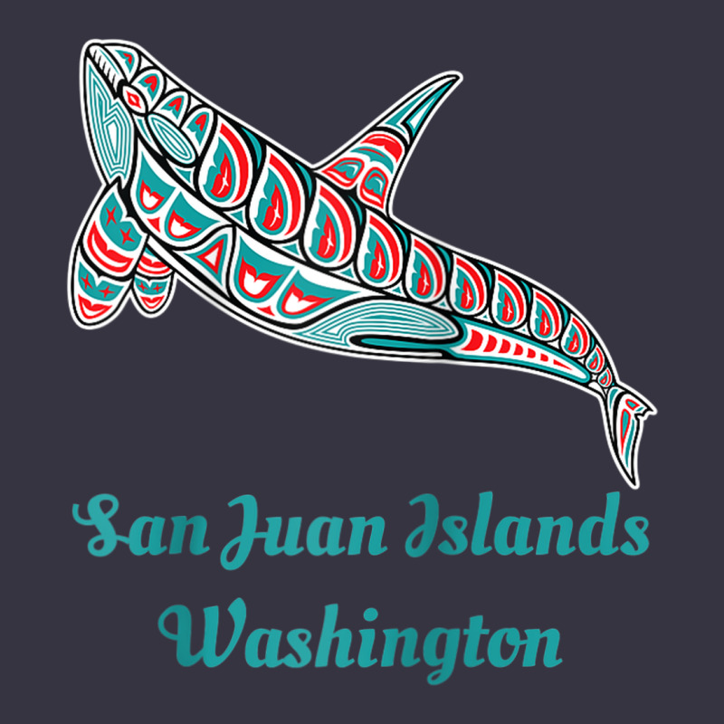 San Juan Islands Upward Orca Killer Whale Native American Raglan Baseb Vintage Hoodie by linhVisuals | Teevron