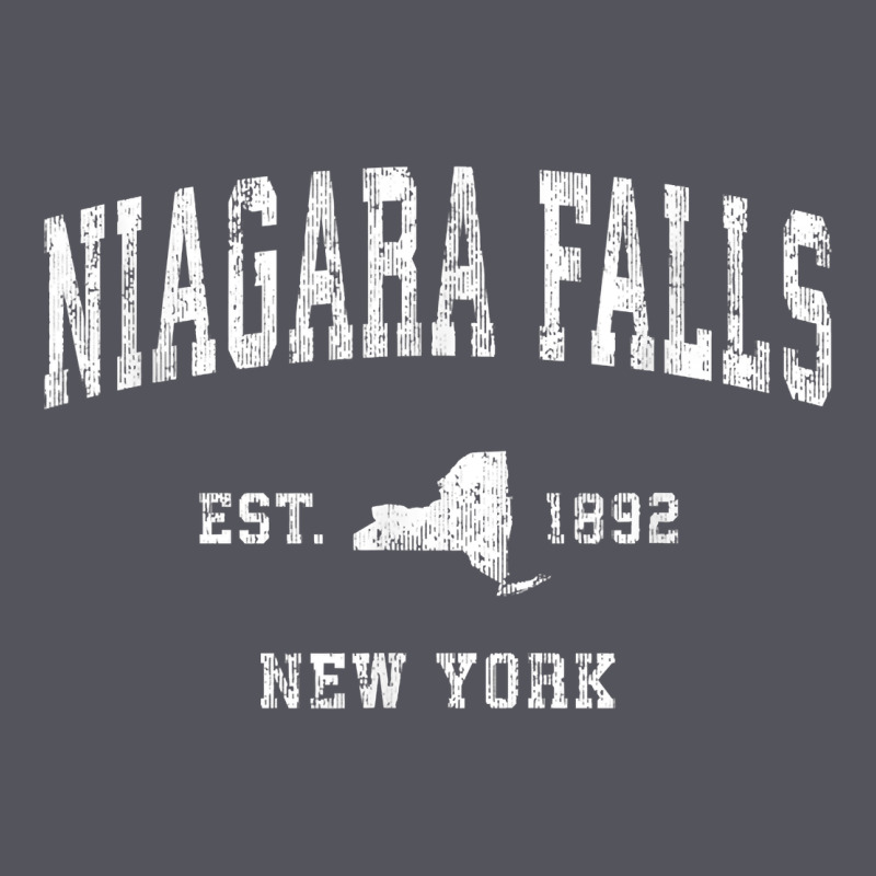 Niagara Falls New York Ny Vintage Athletic Sports Design T Shirt Vintage Hoodie by linhVisuals | Teevron