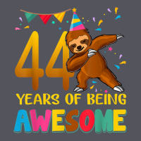 44 Years Old Birthday Sloth Dabbing 44th Birthday Sloth Vintage Hoodie | Teevron