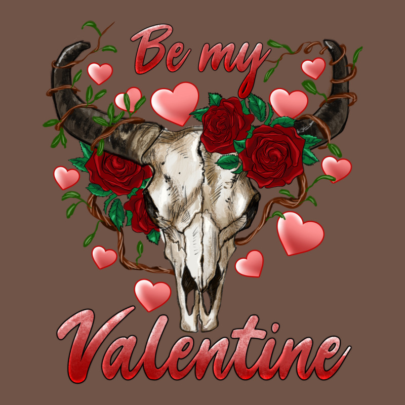 Be My Valentine Bull Skull Premium Sweatshirt by RanaPortraitStore | Teevron