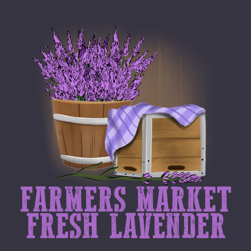 Farmers Market Fresh Lavender Vintage Hoodie by linhVisuals | Teevron
