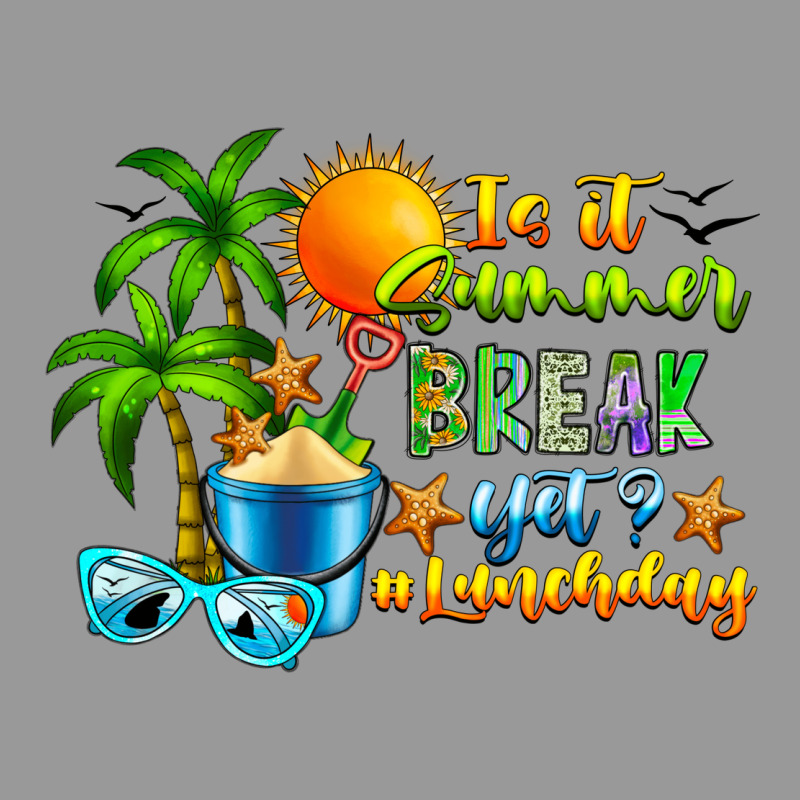 Is It Summer Break Vintage Hoodie by CowhideDigitalArt | Teevron