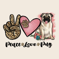 Peace Love Pug Zipper Hoodie | Teevron