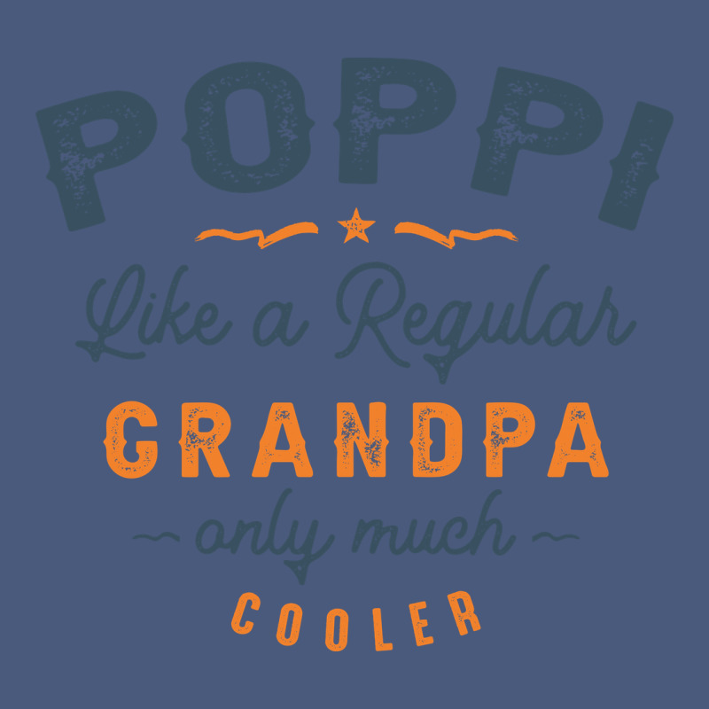 Mens Poppi Like A Regular Grandpa Funny Fathers Day Vintage Hoodie by linhVisuals | Teevron