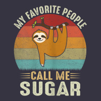 Womens My Favorite People Call Me Sugar Cute Sloth Lover Grandma Vintage Hoodie | Teevron