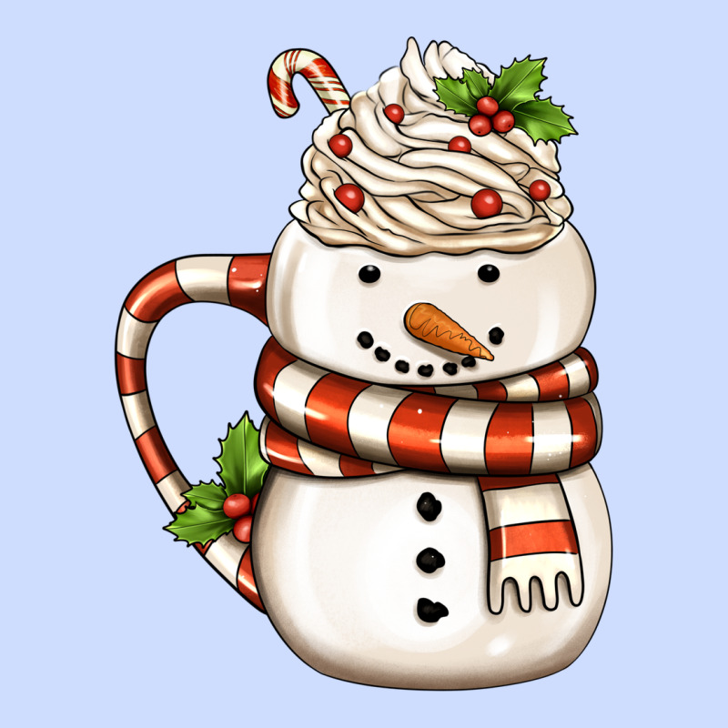 Christmas Snowman Coffee Cup Urban Heavy Tee by FaDigitalArtStudio | Teevron