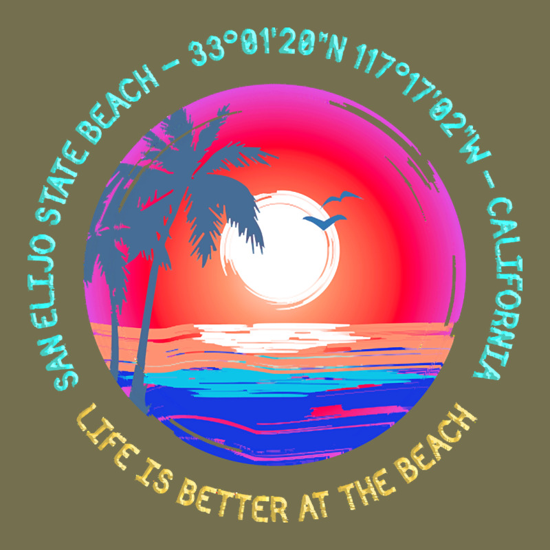 San Elijo State Beach T  Shirt San Elijo State Beach, Encinitas, Calif Vintage Hoodie by linhVisuals | Teevron