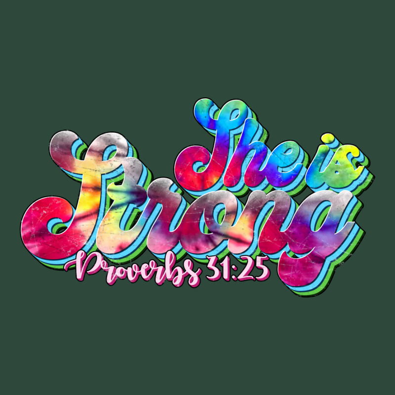 She Is Strong Proverbs 31:25 Zipper Hoodie by JahusDesignShop | Teevron