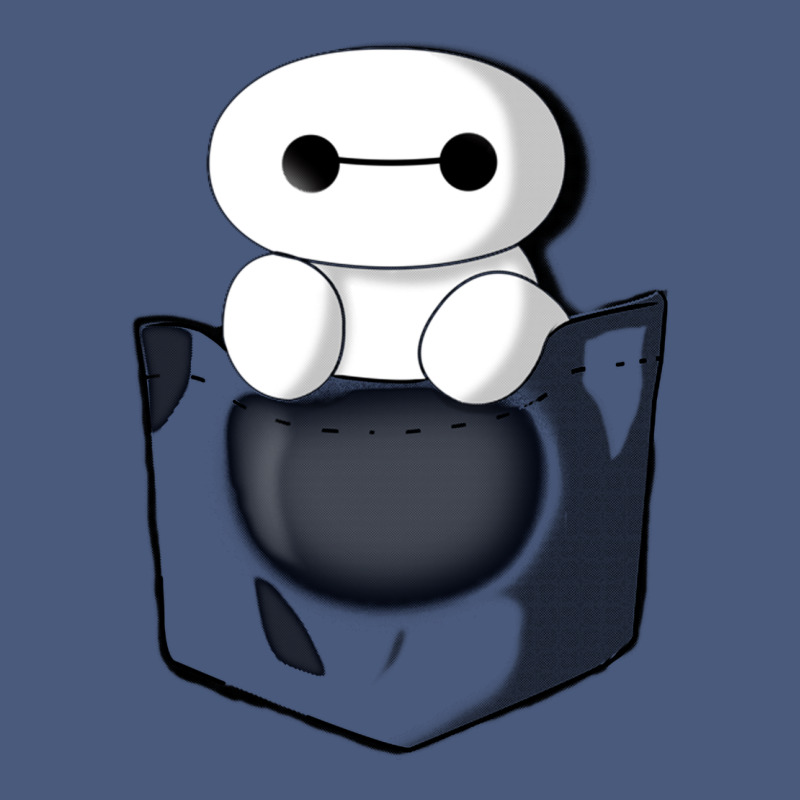 Baymax In Pocket Vintage Hoodie by linhVisuals | Teevron