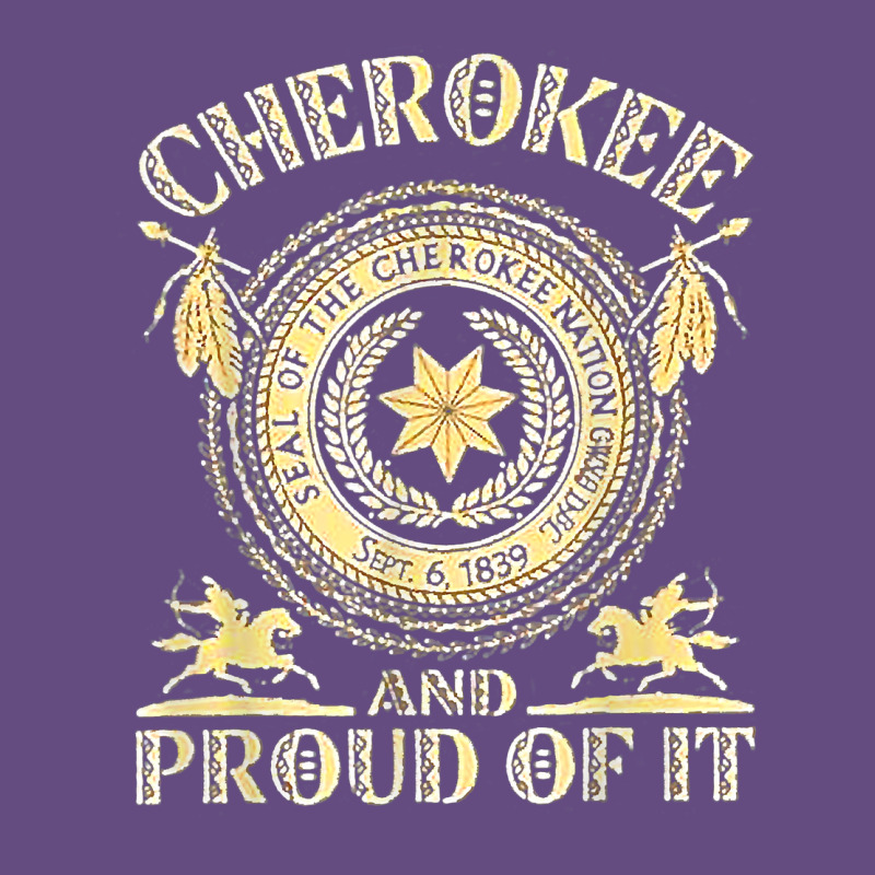 Cherokee Native American And Proud Of T Shirt Vintage Hoodie by linhVisuals | Teevron