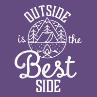 Outside Is The Best Side For Outdoor Campers And Hikers T Shirt Vintage Hoodie | Teevron