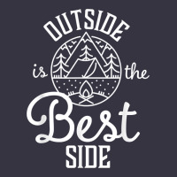Outside Is The Best Side For Outdoor Campers And Hikers T Shirt Vintage Hoodie | Teevron