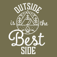 Outside Is The Best Side For Outdoor Campers And Hikers T Shirt Vintage Hoodie | Teevron