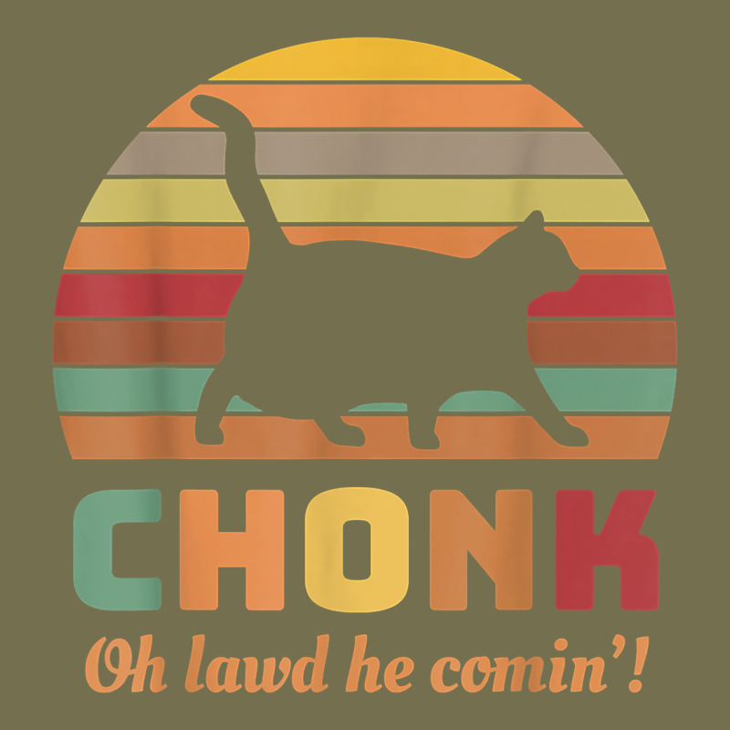 Chonk Cat Scale Meme Retro Oh Lawd He Comin' Memes T Shirt Vintage Hoodie by linhVisuals | Teevron