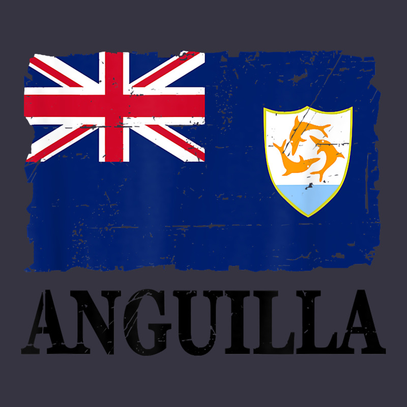 Flag Of Anguilla   Anguilla Banner T Shirt Vintage Hoodie by linhVisuals | Teevron