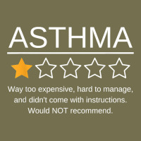 Funny Asthma Awareness One Star Rating Inhaler Wheezy Breath T Shirt Vintage Hoodie | Teevron