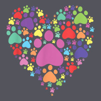 Heart Paw Print Dog Cat Lover Valentines Day T Shirt Vintage Hoodie | Teevron