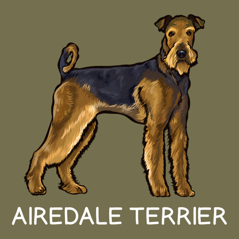 Airedale Terrier Crazy Dog Lover Sweatshirt Vintage Hoodie by linhVisuals | Teevron