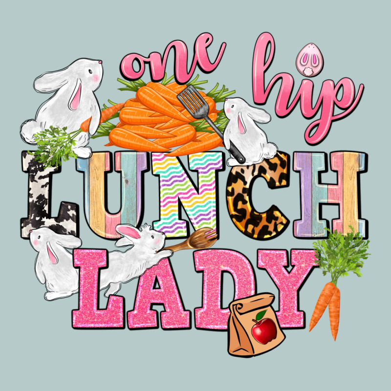 One Hip Lunch Lady Easter Day Heavy Core Tee by CowGirlArtShop | Teevron
