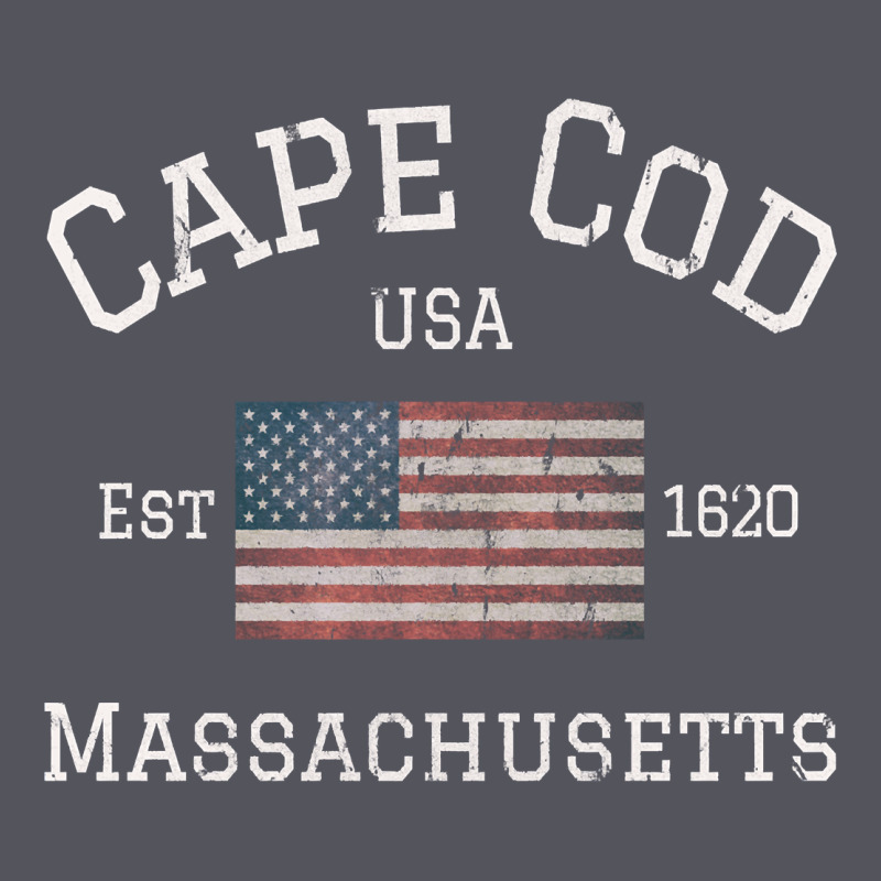 Cape Cod Massachusetts American Flag Usa Travel Vintage Pullover Hoodi Vintage Hoodie by linhVisuals | Teevron