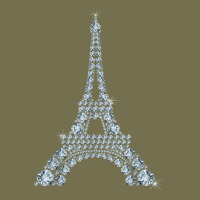 Eiffel Tower With Diamonds The Parisian French Love Sign T Shirt Vintage Hoodie | Teevron