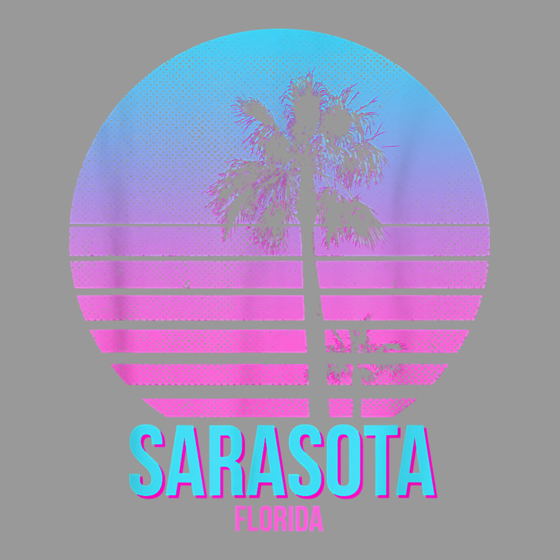 Sarasota Florida Vintage Retro Palm Tree T Shirt Vintage Hoodie by linhVisuals | Teevron