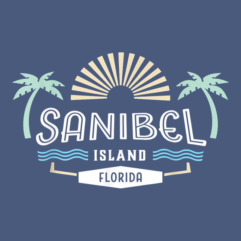Sanibel Island Retro Style Florida T Shirt Vintage Hoodie by linhVisuals | Teevron